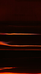 Wall Mural - damaged film overlay. light leak. ruined piece black fire orange red glitch artifacts scratches defe