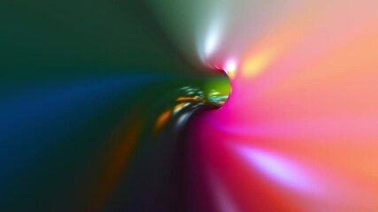Wall Mural - colorful blurred futuristic tunnel light pattern loop travel background.
