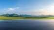© Montaha Hossain - Serene Mountain Landscape with Empty Road