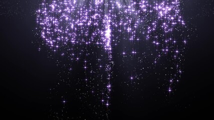 Wall Mural - Magic Falling Christmas Particles Background