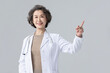 © Blue Jean Images - Portrait of senior female doctor