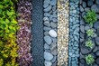 © TuruMuru - Pebble drainage systems for plant gardens Various stones showcased in a decorative collage