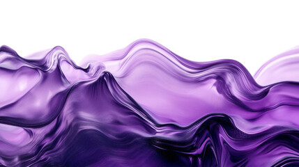 Poster - Abstract purple wave design isolated on transparent background