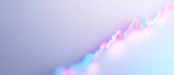 Aufkleber - Futuristic Cryptocurrency Market Trends in a Vibrant Urban Backdrop