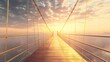 © Tonadech - A golden bridge with a breathtaking view of the horizon symbolizing connection and future possibilities