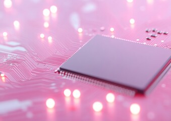 Aufkleber - Modern Computing and Memory Technologies Festive Glow of Next-Gen Chip for Christmas, Diwali, and New Year