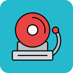 Wall Mural - Fire Alarm Icon