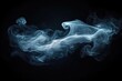 © zhuan - Swirling Smoke Ethereal Dreamy Monochrome Abstract Pattern