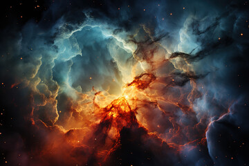 Wall Mural - outstanding a closeup photo of the eyeshaped helix nebulas with its distinctive circular shape