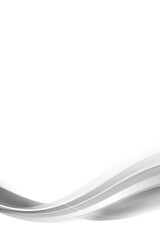 Wall Mural - gray curve frame template design element