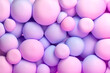 © Westend61 - Colorful soft balls in pastel shades, abstract background.