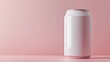 © HIØKU - white can with pink background
