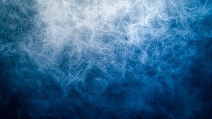 Poster - Deep ocean waves crash with energy, forming striking white patterns on the dark blue water while leaving space on the left for creative use