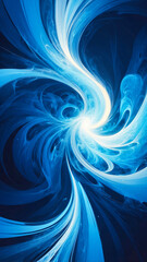 Wall Mural - Blue abstract futuristic technology, cloud and data background