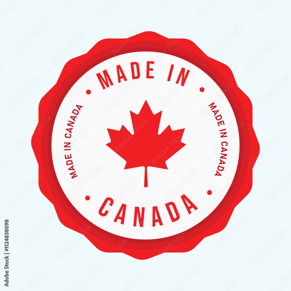 Made in Canada. Made in Canada stamp, logo, icon, poster. Canadian ...
