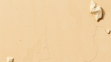 Wall Mural - Rock abstract warm beige wall background with unique textures and patterns, background, beige, abstract