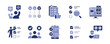 © elmantastic - simple survey questionnaire checklist icon set business feedback multiple option solution task evaluation signs vector illustration for web and app