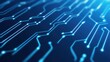 © EpicFade - Abstract Blue Technology Circuit Pattern with Glowing Lines and Dots