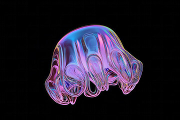 Aufkleber - a colorful jelly in the dark