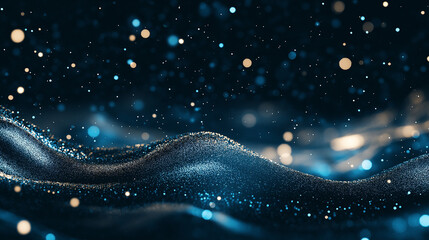 Wall Mural - celestial dark blue abstract background