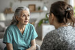 © nuttachet chinavong - Compassionate healthcare professional engaging with patient in consultation. scene captures warm and supportive atmosphere, emphasizing importance of communication in healthcare