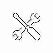 © Nijat - wrench screwdriver service icon sign vector