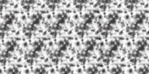 Wall Mural - dotted gradient halftone background. horizontal seamless dotted pattern in pop art style. abstract m