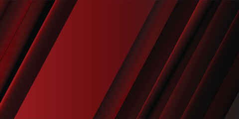 Red line with white architecture futuristic background minimal concept vector illustration subtle design.