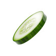 © Clipart - 3D render of falling chopped green onion on transparent background, full depth of field