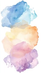 Sticker - Stunning Watercolor Abstract Art Print