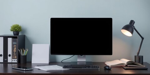 Wall Mural - Realistic vector illustration of a modern laptop with blank screen isolated on white background, study, information