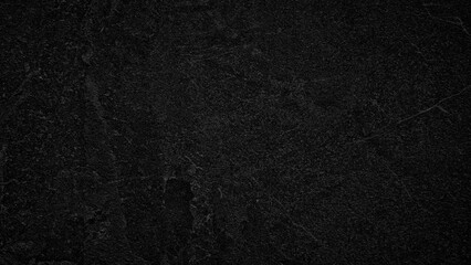 Aufkleber - A black wall with a white paint. The wall is very plain and has no decorations. The wall is made of concrete. black texture background for template, page or web banner