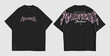 © aar - Design street wear  mockup t shirt oversize front and back