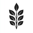 © Vita - A stylized black leaf design with multiple leaves arranged vertically.