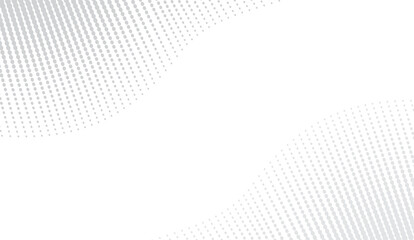 minimalist abstract background featuring flowing halftone dot patterns in gray and white, perfect fo