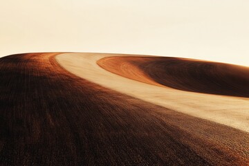 Aufkleber - A winding running track extends towards the horizon, featuring multiple lanes and ample open space for additional text or graphics. Generative AI