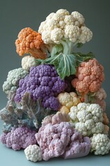 Canvas Print - Cauliflower on Table