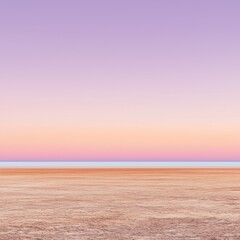 Wall Mural - Serene Sunset Over Calm Coastal Sands