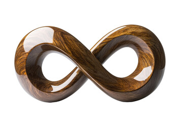 Contemplating infinity isolated infinity symbol on for artistic expression