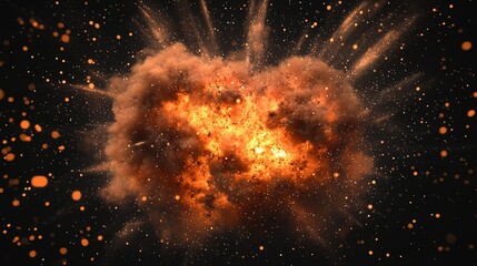 fireworks in the night