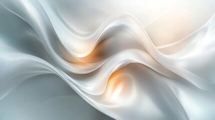 Aufkleber - Futuristic Chrome Wave Textures with Radiant Light Accents