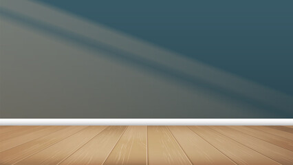 Wall Mural - empty wall background. wood base wall background with different colours. vector eps wood base design