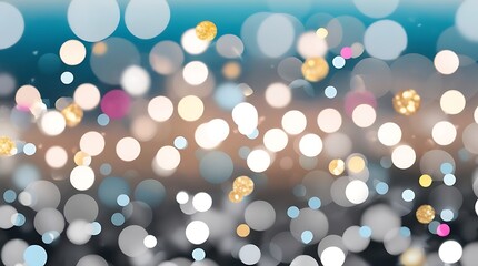 Celebration and ceremony theme illustration background, bokeh lights with defocused shiny objects on a bright background wallpaper
