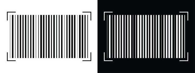 Barcode product distribution icon. Vector illustration on isolated transparent background. Business concept barcode pictogram. vector in eps 10.