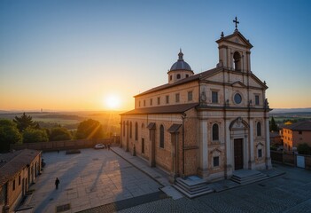 Photo of an old church building rich in history with classic architecture