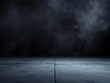© tpadobestock - Smoky concrete floor with a dark and atmospheric background, industrial