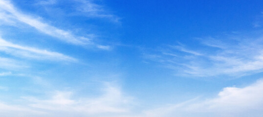 Wall Mural - blue sky with white clouds