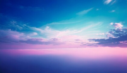 Wall Mural - soft sky background with fog and clouds