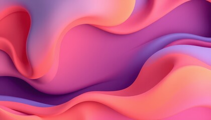 Wall Mural - abstract pink purple fluid wave background design