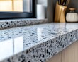 © B8stock - Close-up of Modern Terrazzo Kitchen Countertop